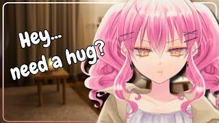 F4A Tsundere Friend Realizes Youre Depressed comfort hugs bratty soft dom ASMR Roleplay