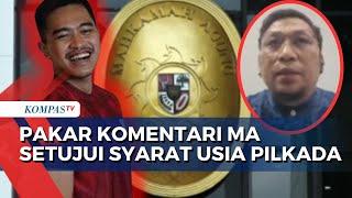 Pakar Hukum Tata Negara Respons soal Mahkamah Agung Kabulkan Syarat Usia Calon Kepala Daerah