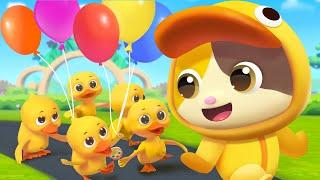 ลูกเป็ดน้อยไปช้อปปิ้ง  ตอนรวมการ์ตูนและเพลง  เพลงเด็ก  เพลงภาษาอังกฤษ  Kids Song  BabyBus