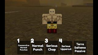 Terra 2 Saitama Showcase  One Punch Man The Strongest Hero  Roblox