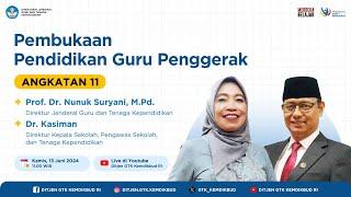 Pembukaan Guru Penggerak Angkatan 11