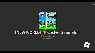 UPDATE 41 Clicker Simulator Roblox