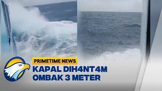 Kapal Dih4nt4m Ombak 3 Meter di Sumenep