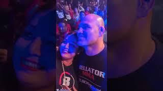 fans go crazy to see Cain Velasquez at Bellator 300
