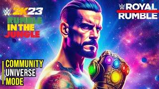 WWE Royal Rumble In The Jungle  WWE 2K23 Community Created Universe Mode