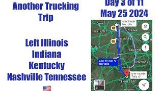 Trip 3 Days 3 & 4 May 25 & 26 overnight stop in Illinois Indiana Kentucky and Tennessee  - 476