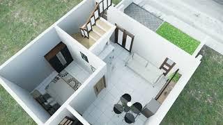 DESAIN INTERIOR RUMAH 7X7 2 LANTAI