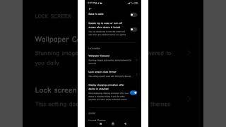 কিভাবে অটোমেটিক ওয়ালপেপার অপশন অন করবেন#How to turn on automatic wallpaper option#viral#redmi#short