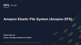 Amazon EFS file system creation mounting & settings