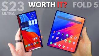 Samsung Galaxy Z Fold 5 vs Galaxy S23 Ultra - Dont Make a Mistake