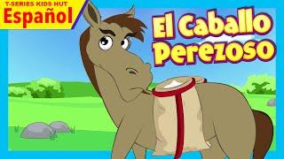 infantiles historias  El caballo perezoso - cuentos morales para niños