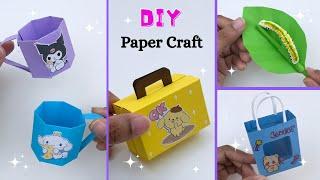 9 Easy Paper craft Easy craft ideas  miniature craft  how to make  DIY  school project #craft