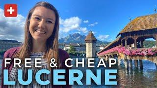 LUCERNE SWITZERLAND  13 Cheap & Free Things to do in Lucerne  Switzerland on a Budget