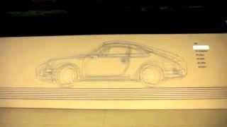 Porsche 911 Wall Projection