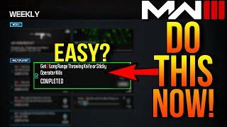 *FAST* How To Get 2 LONG RANGE Throwing KnifeSticky Kills in MW3