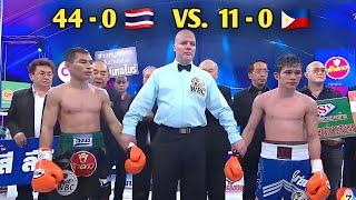44-0  WBC CHAMPION ng THAILAND WALANG TAKOT na SINABAYAN NG DAYONG PINOY PERO