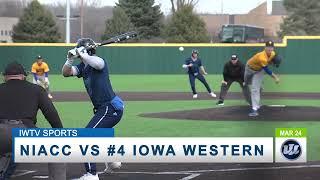 #4 IOWA WESTERN BASEBALL SWEEPS NIACC     32423