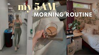 MY 5AM COLLEGE MORNING ROUTINE