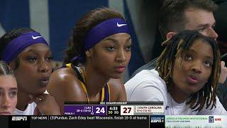  Angel Reese INTENTIONAL Foul WHACKS Cardoso In The Face  SEC Championship LSU vs South Carolina