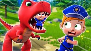 Go Go Dinosaur Trainer   Big T-Rex Song   NEW Funny Nursery Rhymes For Baby