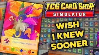 TCG Card Shop Simulator - Wish I Knew Sooner  Tips Tricks & Game Knowledge for New Players