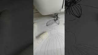 Freemotion machine embroidery