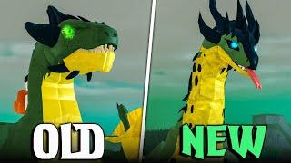 Palus Old vs New Comparison in Dragon Adventures