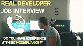 What a REAL web developer interview is like Front End