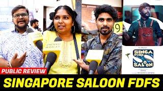 Singapore Saloon Movie  Singapore Saloon Movie Review  Public Review  RJ Balaji  CW