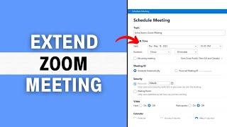 How To Extend Zoom Meeting Time Limit 2023  Increase Zoom Meeting More Than 40 Minutes FULL GUIDE