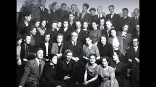 Первый выпуск Школы-студии МХАТ 1947 год.Четыре супружеские пары