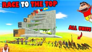 RACE TO THE TOP in Animal Revolt Battle Simulator with SHINCHAN and CHOP