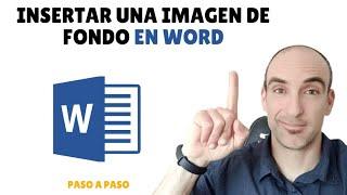 Insertar imagen de fondo en Word  3 formas 