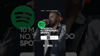 São 5 no #top50 e 10 no #top200 do Spotify muuuito amor por cada play de vocês aí desse lado viu?