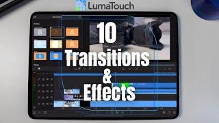 10 Easy Transitions and Effects in LumaFusion