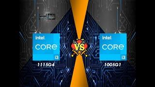 Intel i3 11gen 1115g4 vs Intel i3 10th gen 1005G1  Laptop Processor Comparison