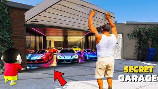 GTA 5  Franklin & Shinchan Opened The Best Secret Garage Doing Difficult Task To Open Best Garage