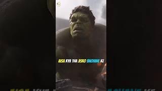 Why HULK save TONY #shorts