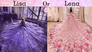 LISA OR LENA ┆PURPLE VS PINK EDITION ┆@darshinyy_15