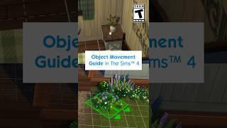 Object Movement Guide in  The Sims 4 #thesims #sims4 #thesims4