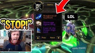 5 *CRAZY* Ninja Loot Reactions In WoW RAGE