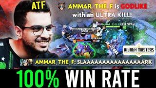 ATF SLARK OFFLANE 100% WIN RATE in RIYADH MASTER.. - RIP PUBS