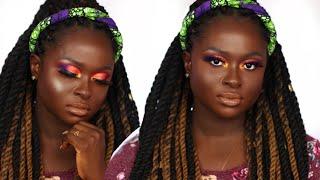 A QUICK JUVIAS PLACE MAKEUP TUTORIAL  OHEMAA BONSU