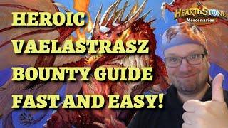 HEROIC Vaelastrasz Bounty Guide Hearthstone Mercenaries Blackrock Mountain