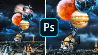 How to make a photoshop manipulation- paris - in adobe photoshop