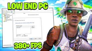 Easy & Quick Tips To BOOST FPS In Fortnite Low-End PC ️ 2024