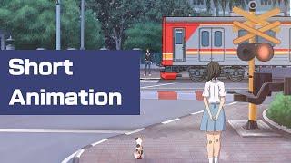 【Short Animation】 Jakarta Commuter Railway Crossing