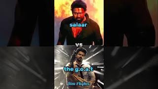 Salaar vs the g.o.a.t 1st week Box office collection #shortfeed a#prbhas #thalapathyvijay #salaar