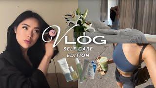 SELF CARE MORNING Vlog Skincare Hot Yoga Breakfast Skincare Therapy Nails