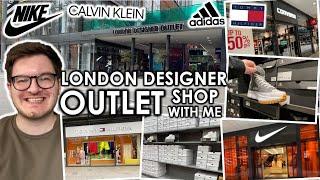 LONDON DESIGNER OUTLET SHOP WITH ME  Nike Adidas Calvin Klein Tommy Hilfiger Converse and more